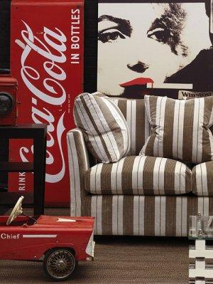 Andrew Martin Chart Stripe Fabric