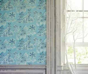 Anna French Wildflora Girl On A See Saw Wallpaper