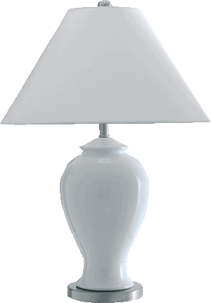White Ceramic Table Lamp