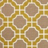 Select Colour Code Variant: 5195 IMPERIAL GATES - YELLOW AND WHITE ON JUTE