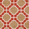 Select Colour Code Variant: 5197 IMPERIAL GATES - POPPY AND WHITE ON JAPANESE PAPER WEAVE