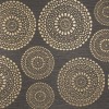 Select Colour Code Variant: 6057 OUT FOR A SPIN - SOFT GOLD ON MINK BROWN MANILA HEMP
