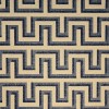 Select Colour Code Variant: 6604 ARCHIVE/IT'S GREEK TO ME - STEEL BLUE AND MIDNIGHT ON JUTE