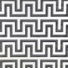 Select Colour Code Variant: 6607 ARCHIVE/IT'S GREEK TO ME - GRAPHITE AND BLACK ON WHITE MANILA HEMP