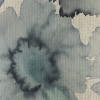 Select Colour Code Variant: 7193-L BLOOM - LARGE - TURQUOISE LIGHT ON SILVER METALLIC PAPER WEAVE
