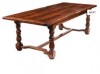 HOLBEIN REFECTORY TABLE WITH SHAPED END STRETCHER