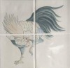 Design: Cockerel,  Design 4 Panel: 4 Panel Tile Design