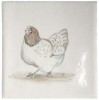 Design: Brown Hen,  Design 4 Panel: Single Tile Design