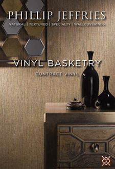 Philip Jeffries Vinyl Basketry Wallpaper
