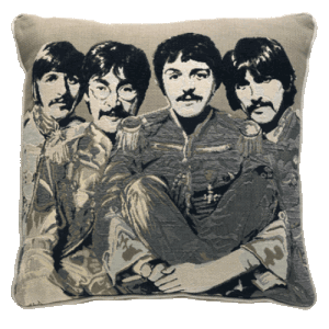 Beatles Taupe Cushion