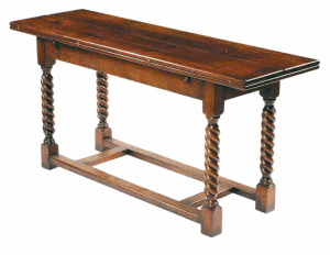 REFECTORY CONSOLE WITH BARLEY TWIST LEGS TABLE