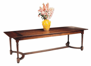 PRESBYTERY TURNED LEG COUNTRY DINING TABLE