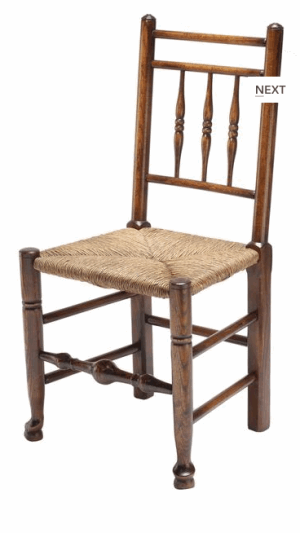 HANDMADE DALES SPINDLE BACK CHAIR