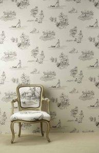 Nina Campbell Perroquet Promenade Wallpaper