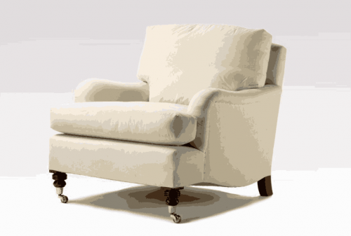 ALEXANDERS HENLEY CUSHION BACK HOWARD STYLE ARMCHAIR