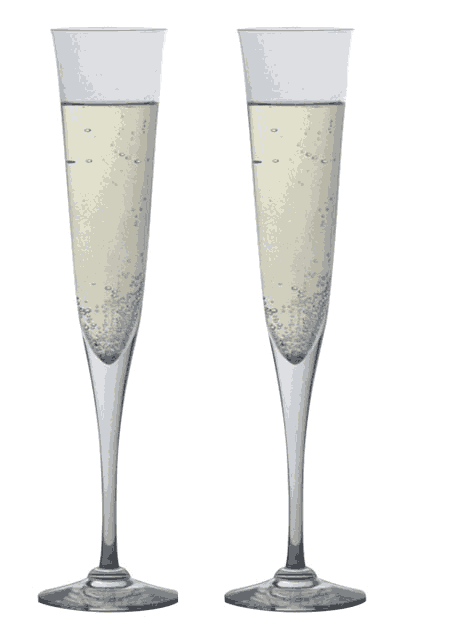 Dartington Wine Debut Flute Champagne Glasses Set of 4