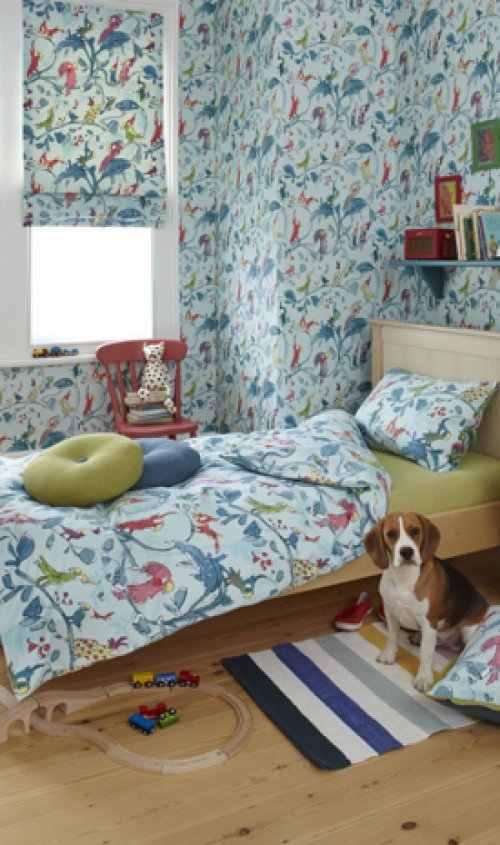Osborne & Little Cockatoos Fabric Alexander Interiors,Designer Fabric,  Wallpaper and Home decor goods
