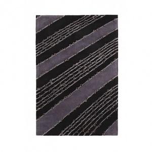 NOBILIS PLUIE VAGUE RUG (PURPLE /BLACK, 1.7 x 2.4)