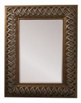 CROSS STITCH FRAMED MIRROR