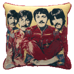 Beatles Red Cushion