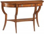 BREAKFRONT CONSOLE TABLE