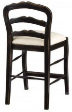 HANDMADE FRENCH COUNTER STOOL IN BLACK