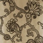 MULBERRY MARQUISE DAMASK FLOCK WALLPAPER