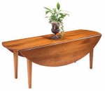 OVAL DROP LEAF DINING TABLE