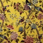 GP & J BAKER HYDRANGEA BIRD ORIGINAL  FABRIC