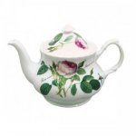 ROY KIRKHAM BONE CHINA | ROSA REDOUTE LARGE ROUND TEAPOT