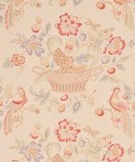 Bennison Bird And Basket Fabric