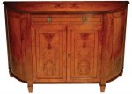 BURL WALNUT COMMODE