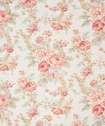 Bennison Damask Rose Fabric