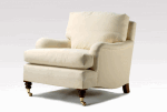 ALEXANDERS HENLEY CUSHION BACK HOWARD STYLE ARMCHAIR