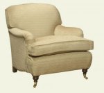 ALEXANDERS HANDMADE GROSVENOR HOWARD STYLE DEEP ARMCHAIR