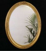 ALEXANDERS HAND MADE OVAL TOP MIRROR
