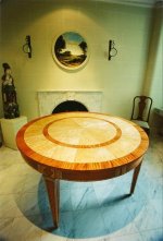 HANDMADE NEO-CLASSICAL BALTIC EXTENDABLE DINING TABLE