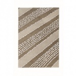 NOBILIS PLUIE VAGUE RUG (BROWN, 2 x 3)