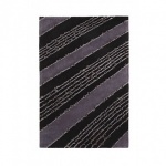 NOBILIS PLUIE VAGUE RUG (PURPLE/BLACK, 2 x 3)