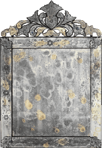 Venetian Crownhead Mirror